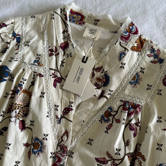 Elegant Floral Women's Blouse - Picture 10 of 12